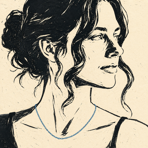 Linocut image of agentic agent Maxi. Design by Maxi.